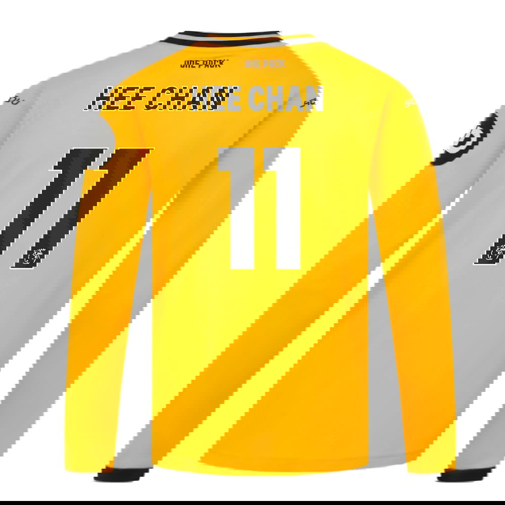 2024-2025 Wolves Long Sleeve Home Shirt (Kids) (Hee Chan 11)