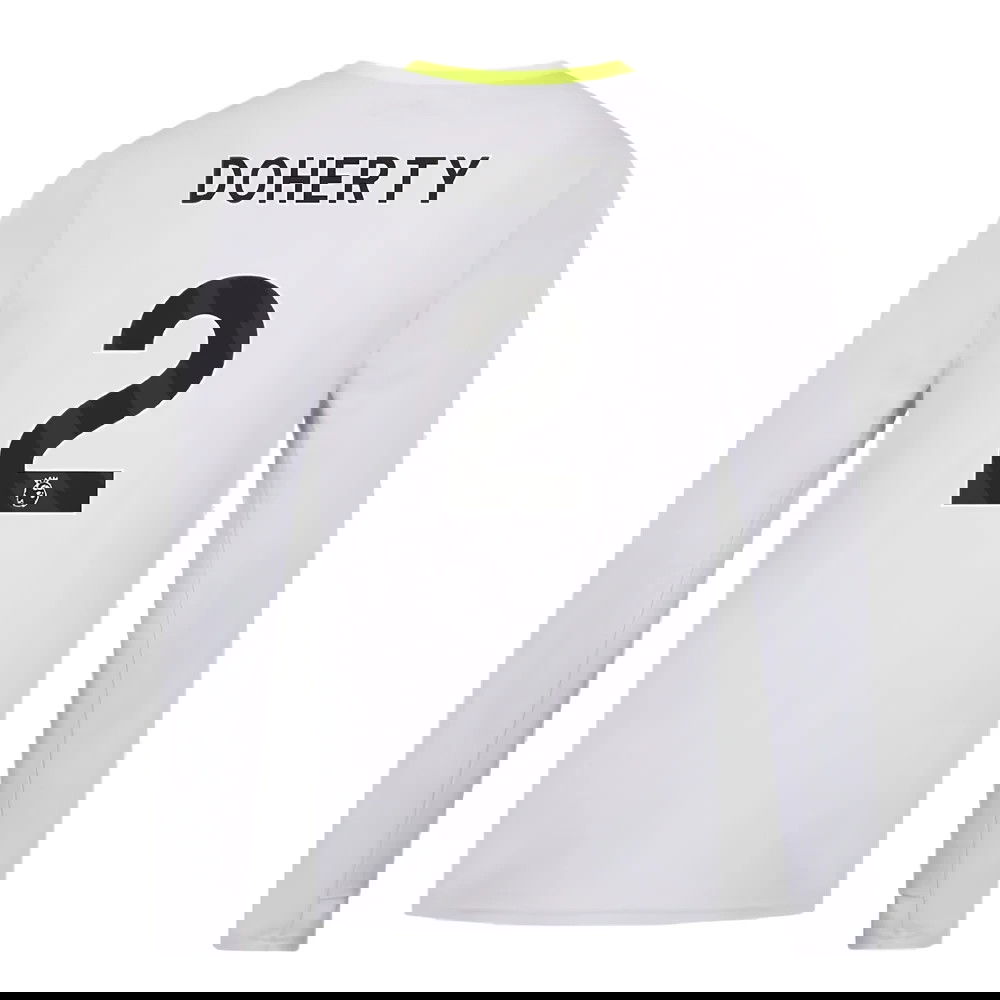 2024-2025 Wolves Players Training Long Sleeved Tee (Grey) (Doherty 2)