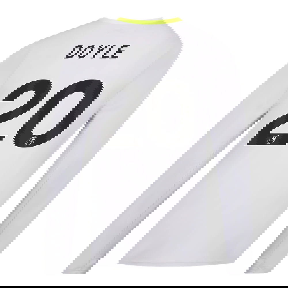 2024-2025 Wolves Players Training Long Sleeved Tee (Grey) (Doyle 20)