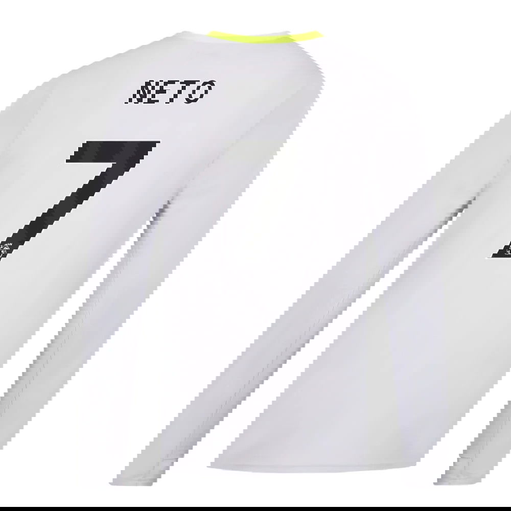 2024-2025 Wolves Players Training Long Sleeved Tee (Grey) (Neto 7)