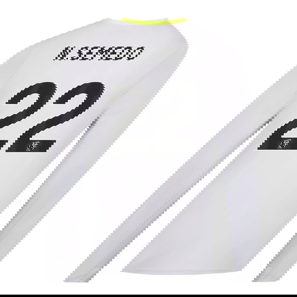 2024-2025 Wolves Players Training Long Sleeved Tee (Grey) (N.Semedo 22)