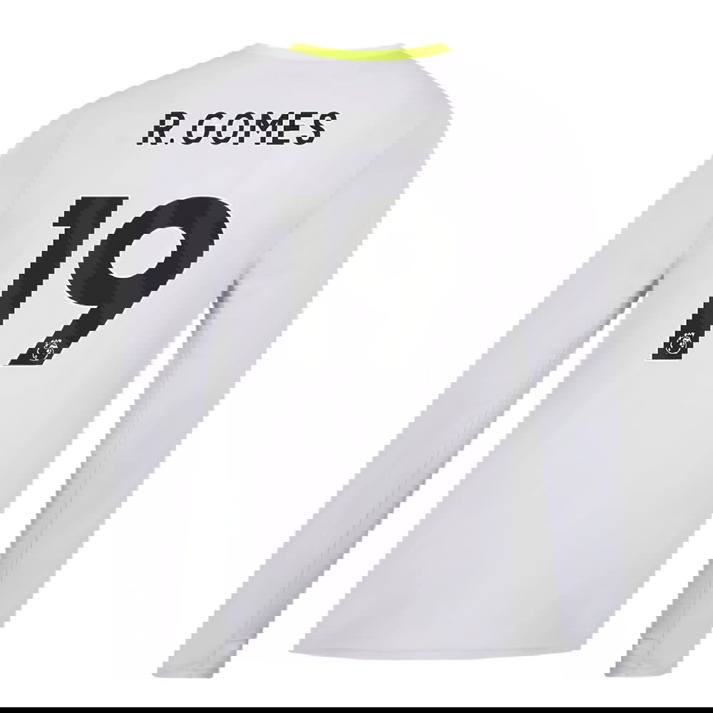 2024-2025 Wolves Players Training Long Sleeved Tee (Grey) (R.Gomes 19)