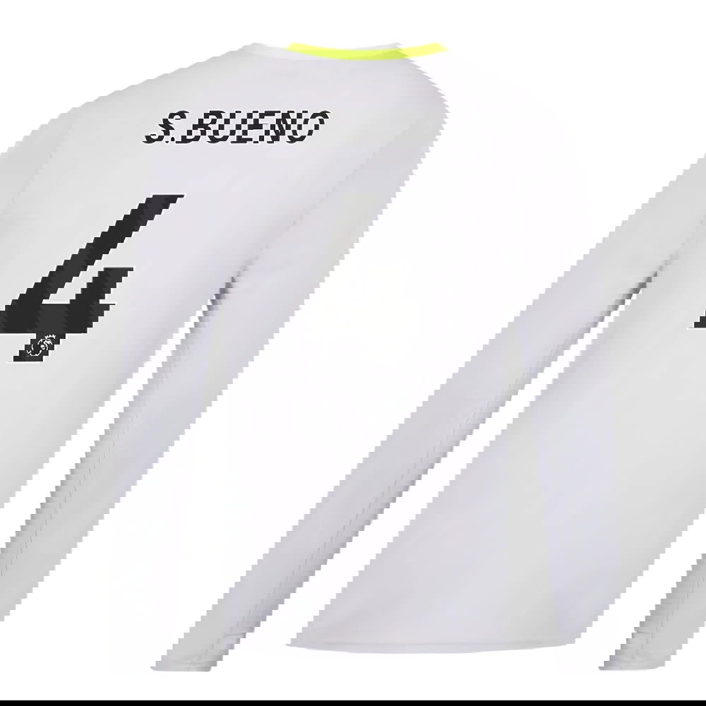 2024-2025 Wolves Players Training Long Sleeved Tee (Grey) (S.Bueno 4)