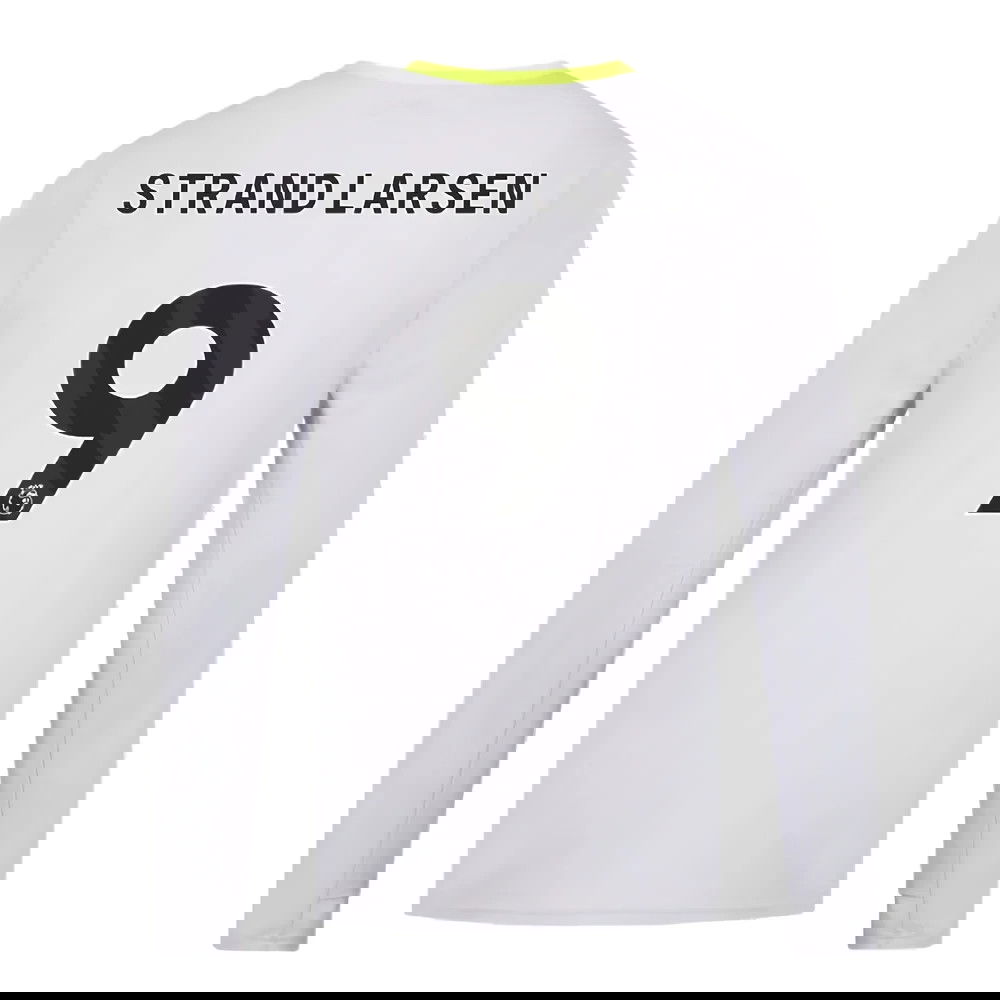 2024-2025 Wolves Players Training Long Sleeved Tee (Grey) (Strand Larsen 9)