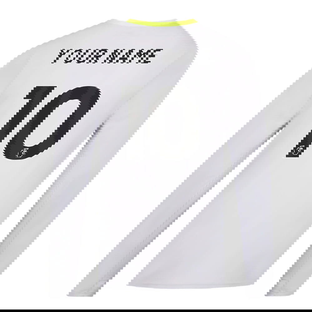 2024-2025 Wolves Players Training Long Sleeved Tee (Grey) (Your Name)