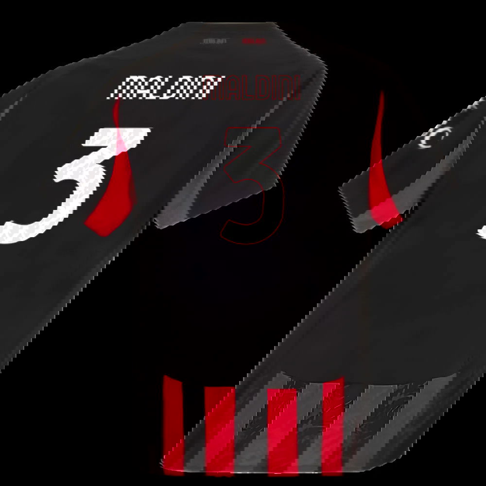 2025-2026 AC Milan Authentic Home Shirt (Maldini 3)