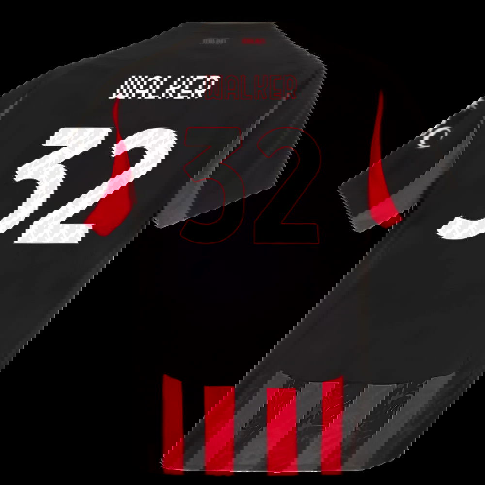 2025-2026 AC Milan Authentic Home Shirt (Walker 32)