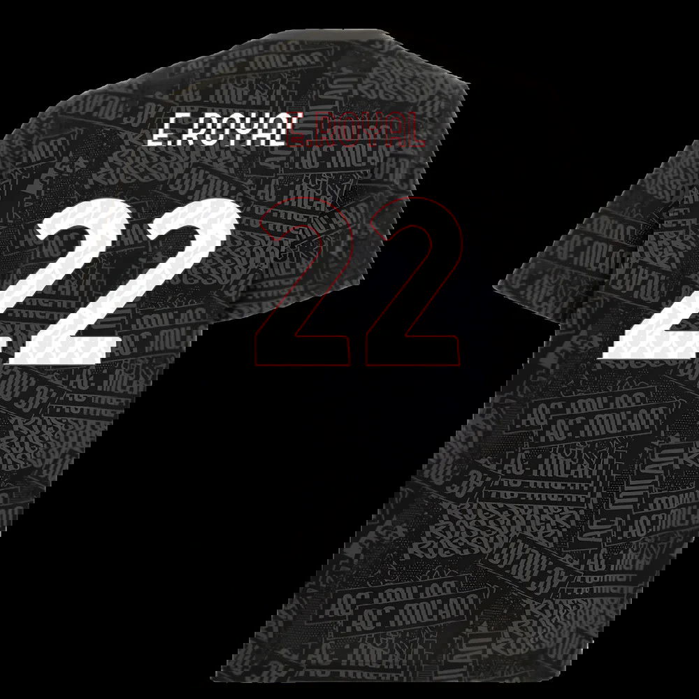 2025-2026 AC Milan ftblCulture Tee AOP (Black) (E.Royal 22)