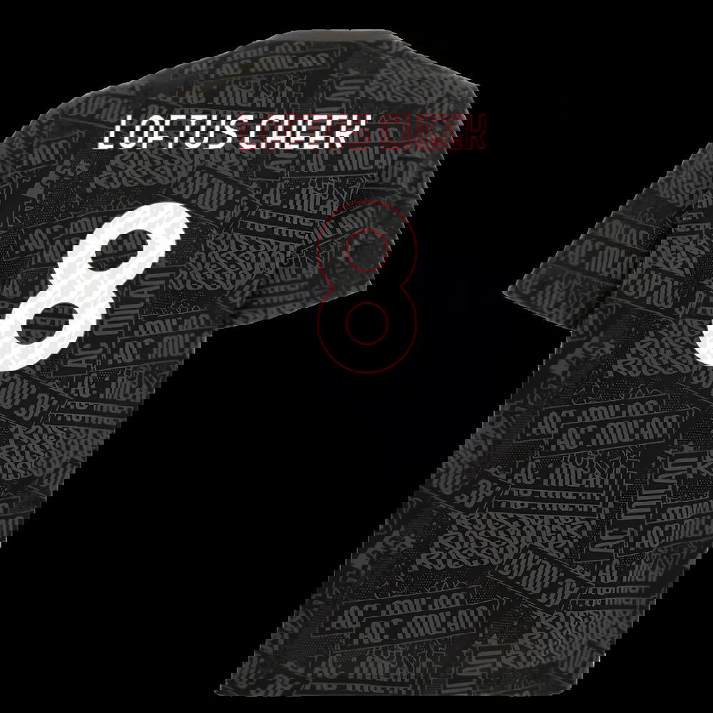 2025-2026 AC Milan ftblCulture Tee AOP (Black) (Loftus Cheek 8)