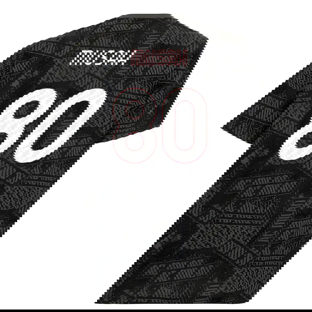 2025-2026 AC Milan ftblCulture Tee AOP (Black) (Musah 80)