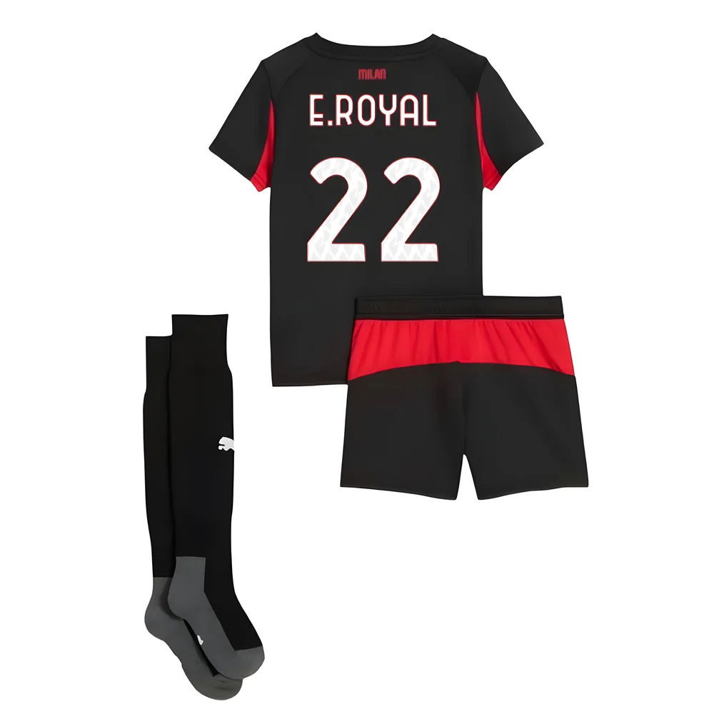 2025-2026 AC Milan Home Mini Kit (E.Royal 22)