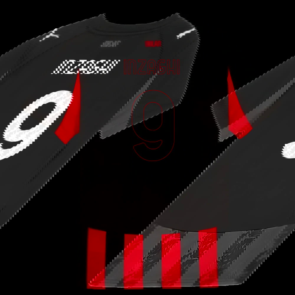 2025-2026 AC Milan Home Shirt (Kids) (Inzaghi 9)