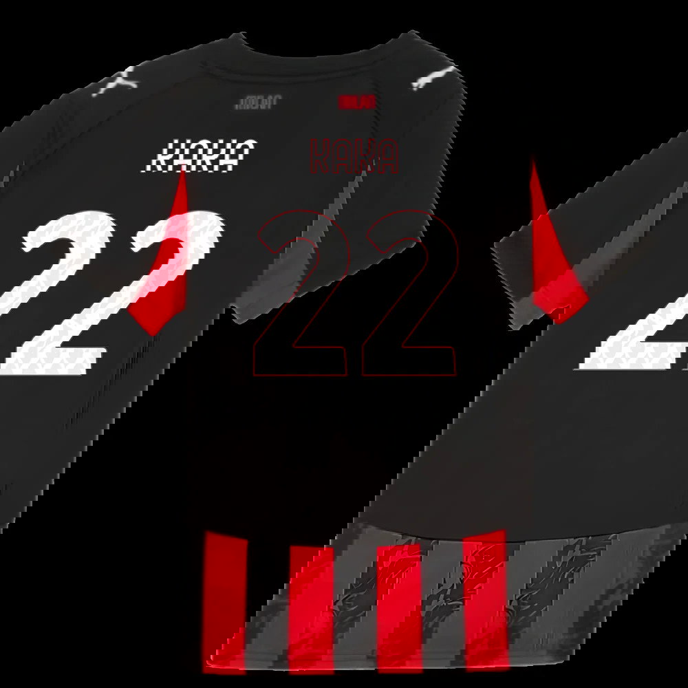 2025-2026 AC Milan Home Shirt (Kids) (Kaka 22)