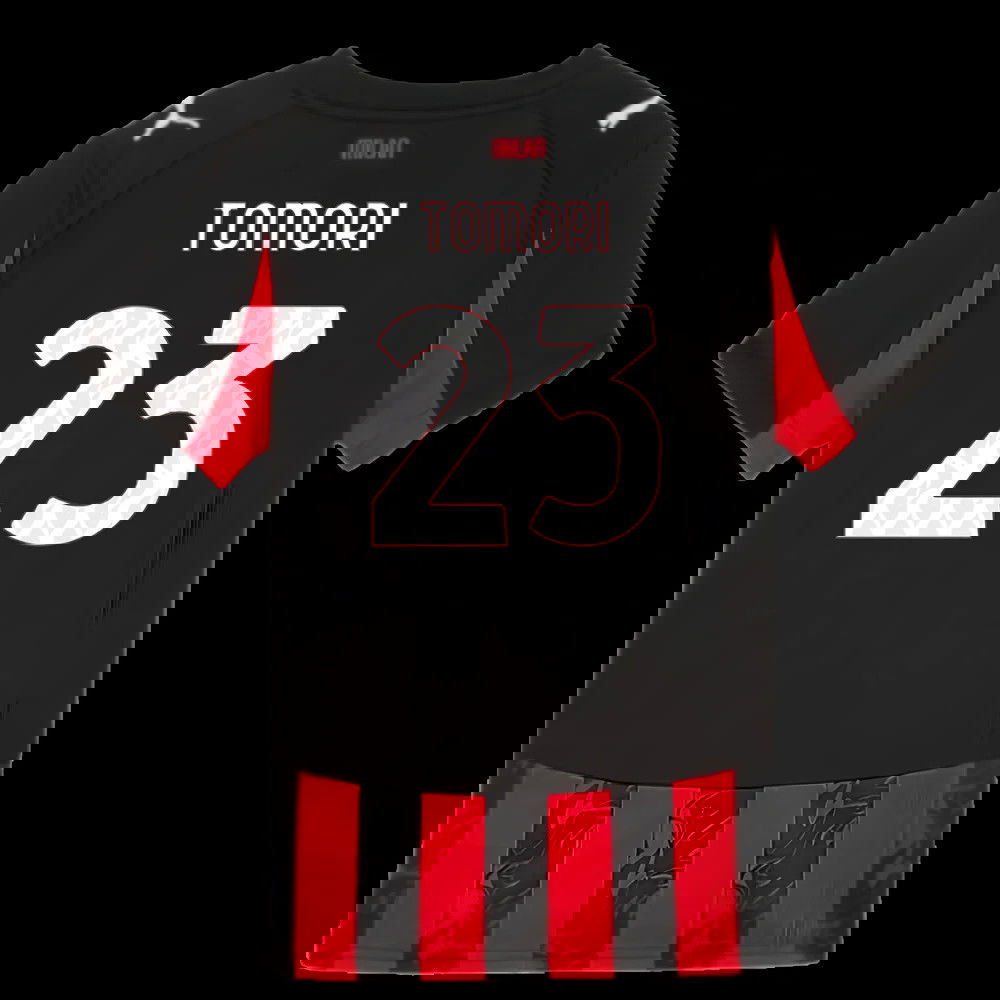 2025-2026 AC Milan Home Shirt (Kids) (Tomori 23)