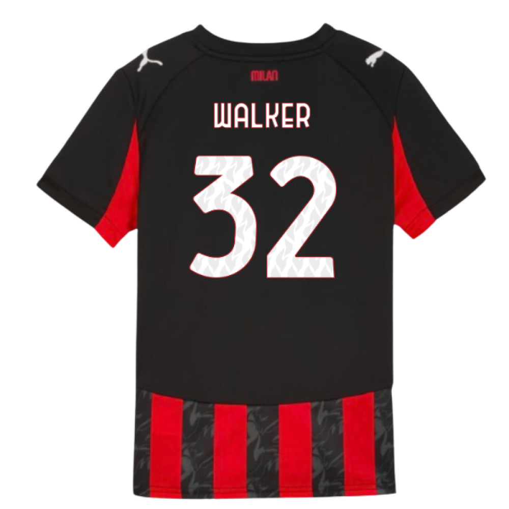 2025-2026 AC Milan Home Shirt (Kids) (Walker 32)