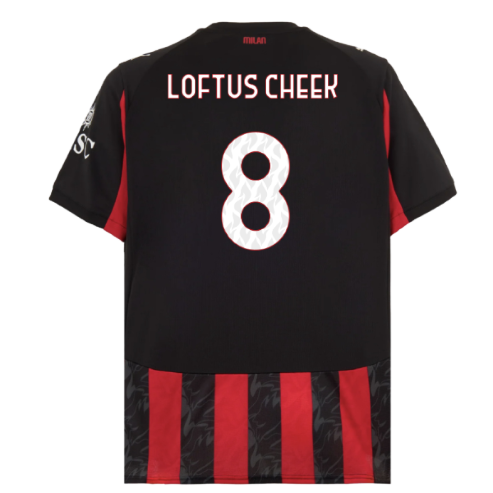 2025-2026 AC Milan Home Shirt (Loftus Cheek 8)