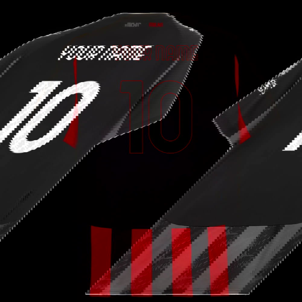 2025-2026 AC Milan Home Shirt (Your Name)