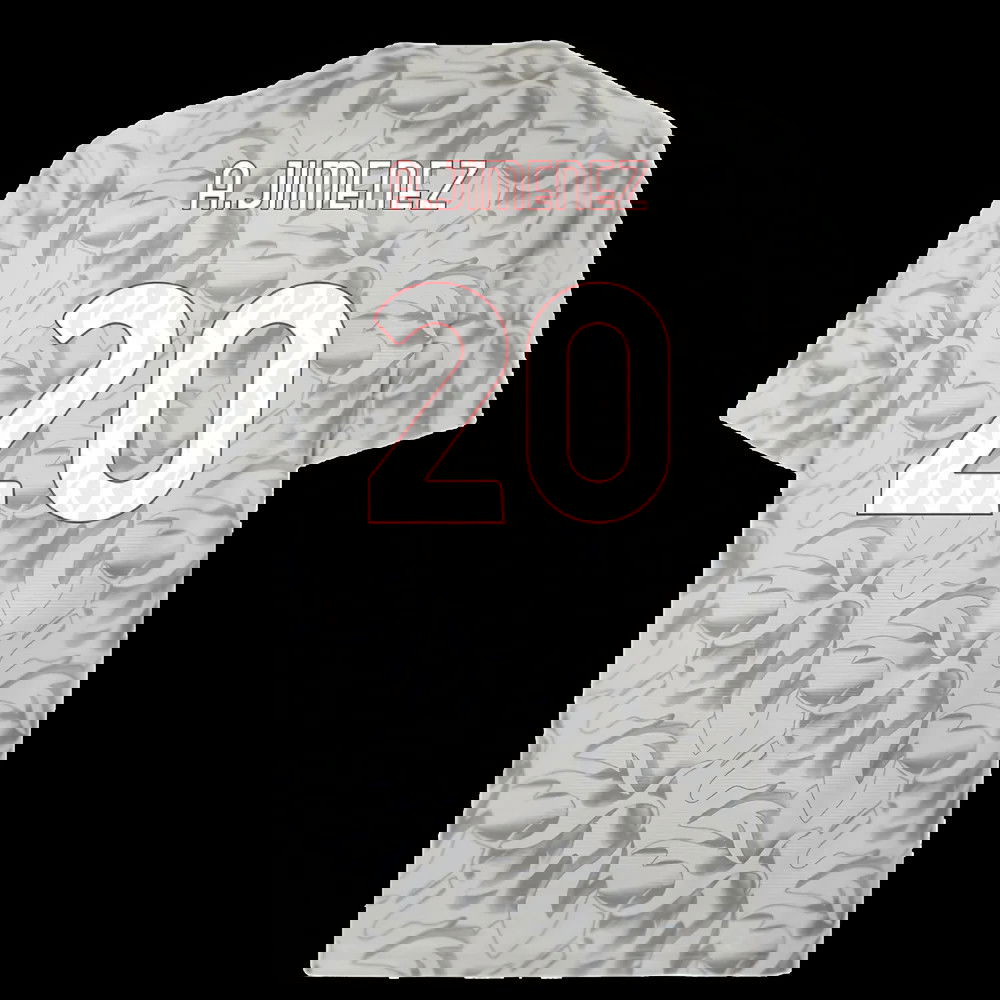 2025-2026 AC Milan Warm Up Jersey (Smokey Gray) (A.Jimenez 20)