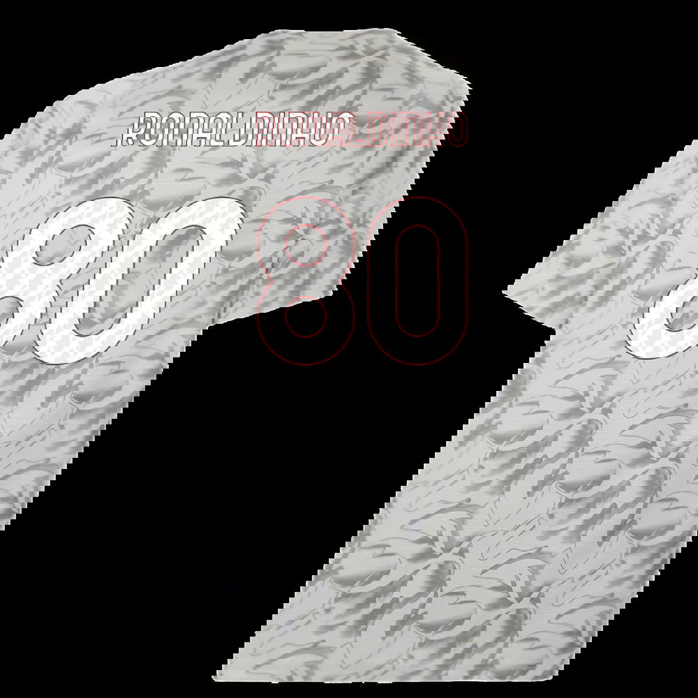 2025-2026 AC Milan Warm Up Jersey (Smokey Gray) (Ronaldinho 80)