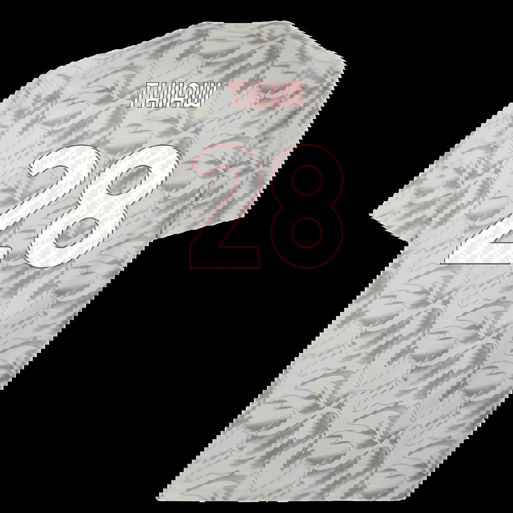 2025-2026 AC Milan Warm Up Jersey (Smokey Gray) (Thiaw 28)
