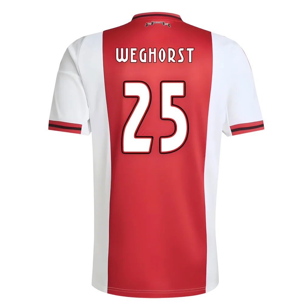 2025-2026 Ajax Home Shirt (Weghorst 25)