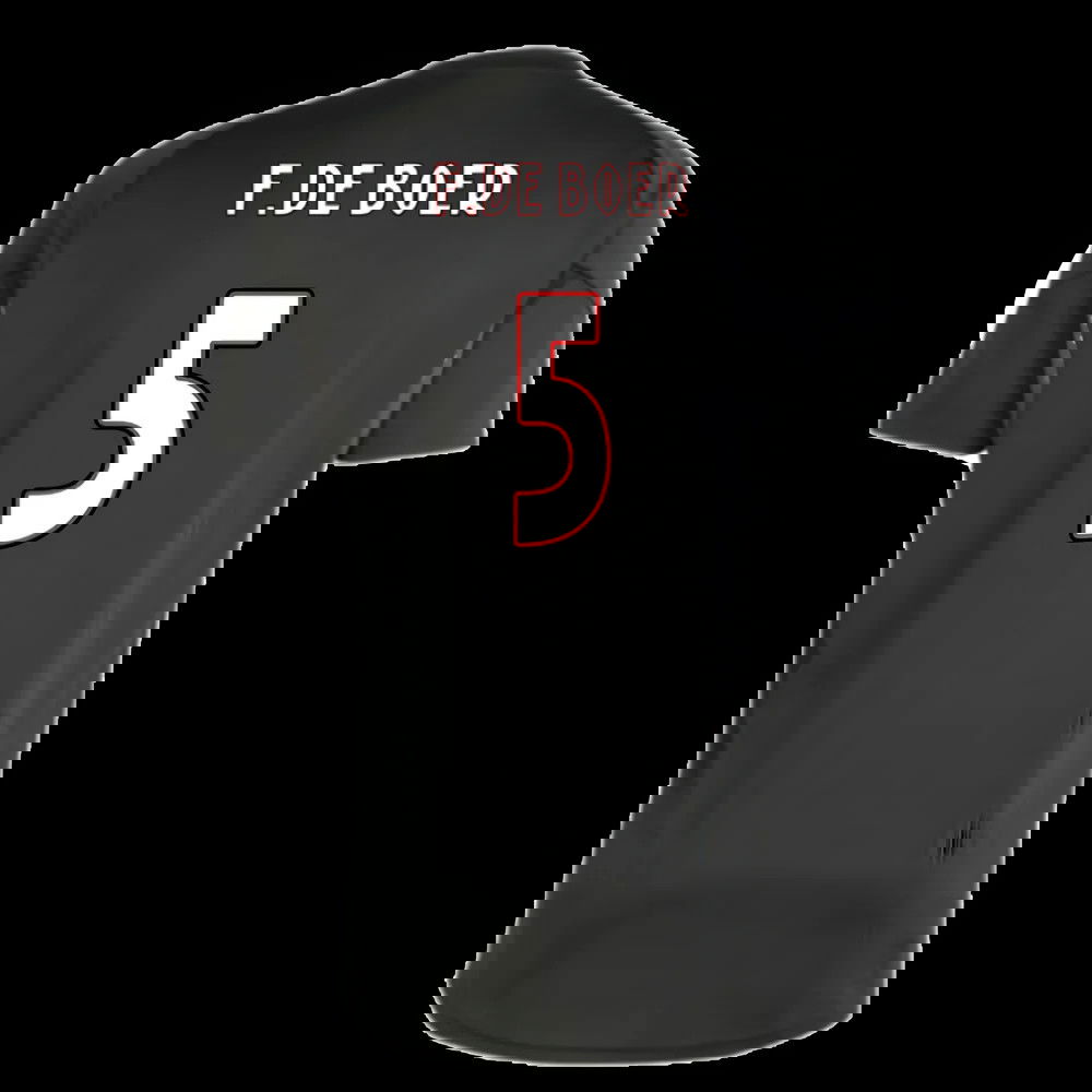 2025-2026 Ajax Training Shirt (Black) (F.De Boer 5)