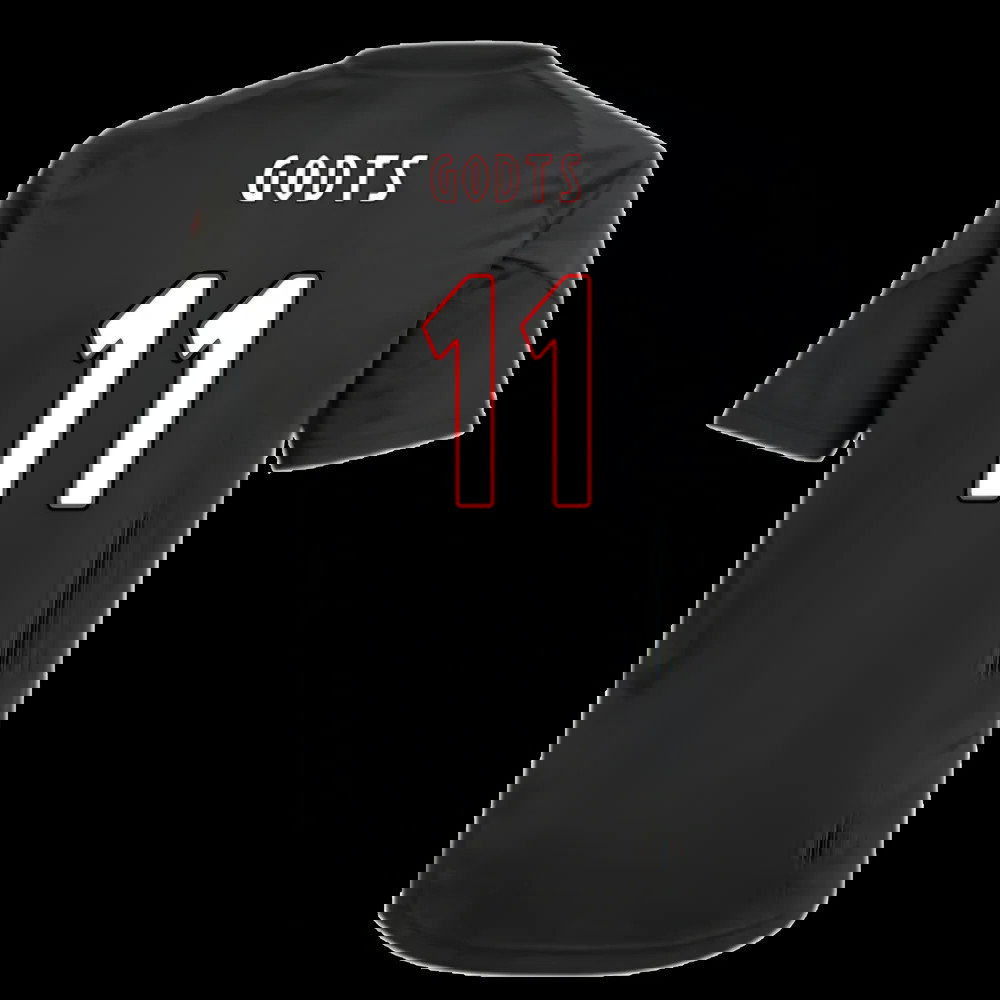 2025-2026 Ajax Training Shirt (Black) - Kids (Godts 11)