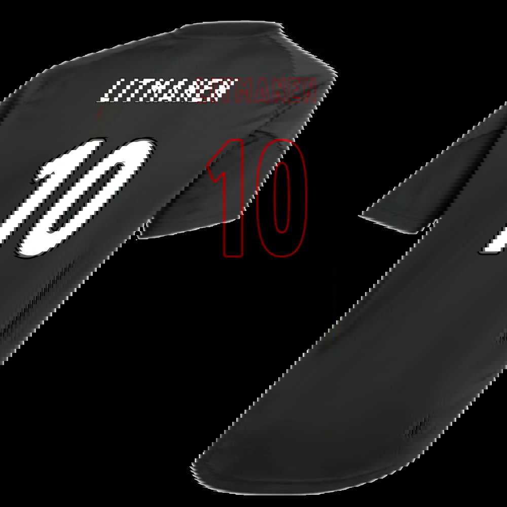 2025-2026 Ajax Training Shirt (Black) - Kids (Litmanen 10)