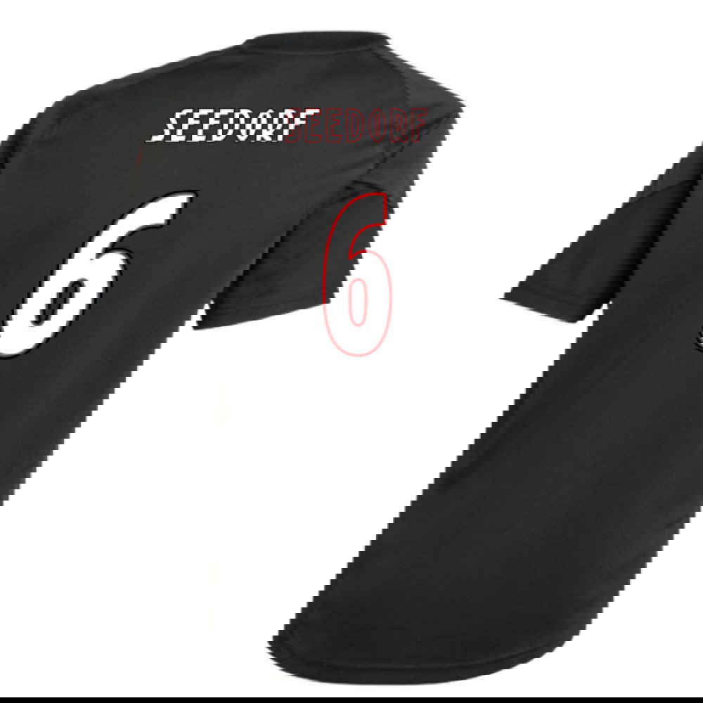 2025-2026 Ajax Training Shirt (Black) - Kids (Seedorf 6)