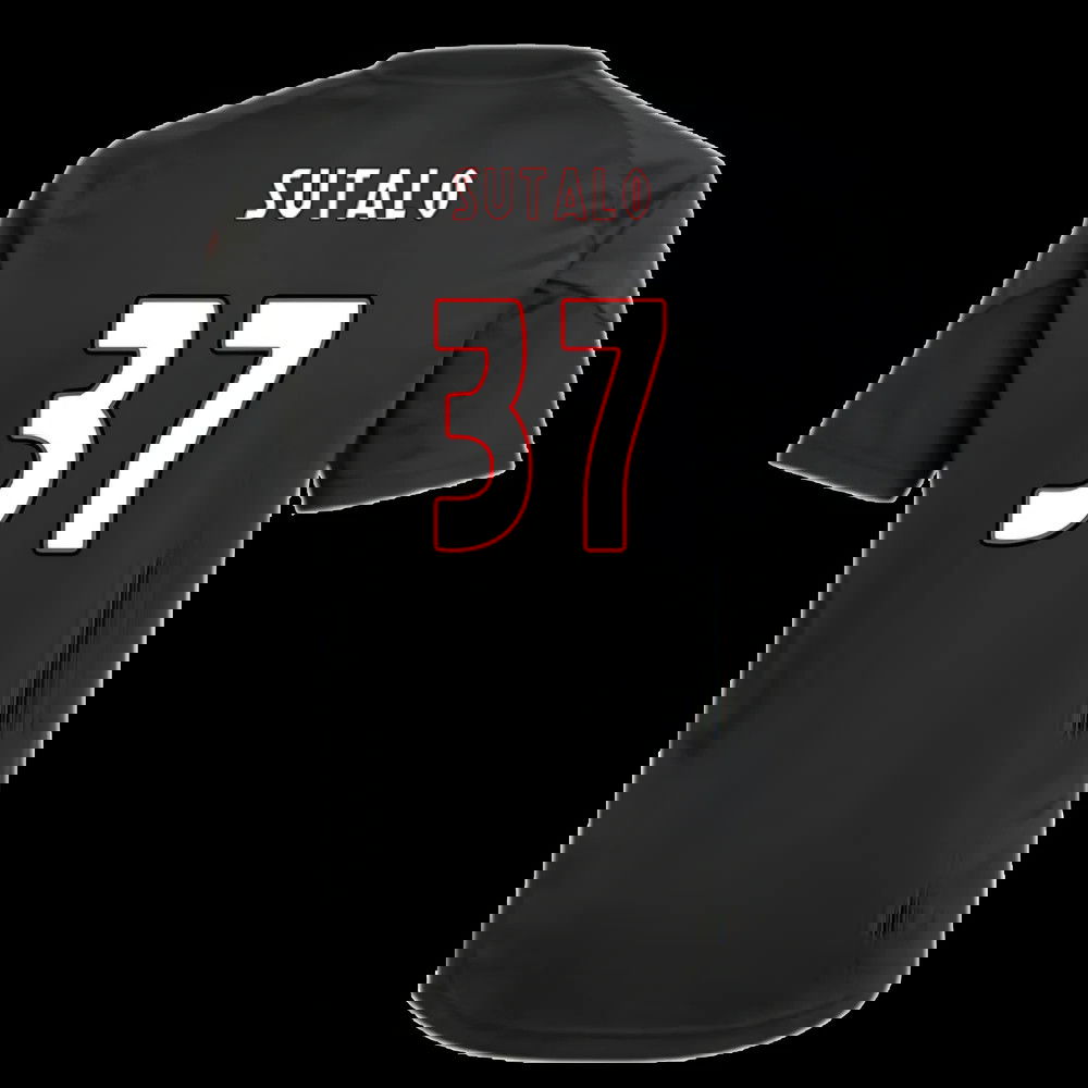 2025-2026 Ajax Training Shirt (Black) - Kids (Sutalo 37)