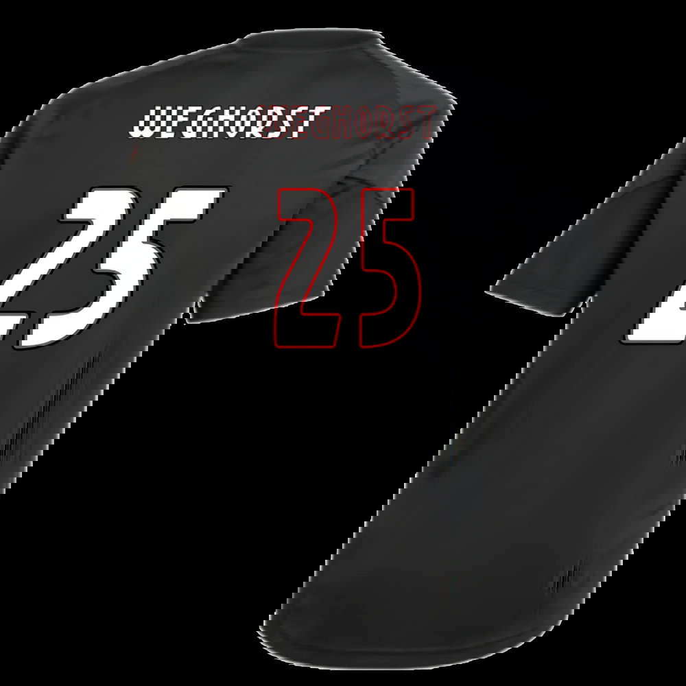 2025-2026 Ajax Training Shirt (Black) - Kids (Weghorst 25)