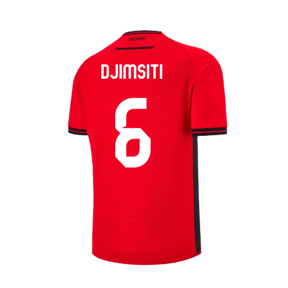 2025-2026 Albania Home Shirt (Kids) (Djimsiti 6)