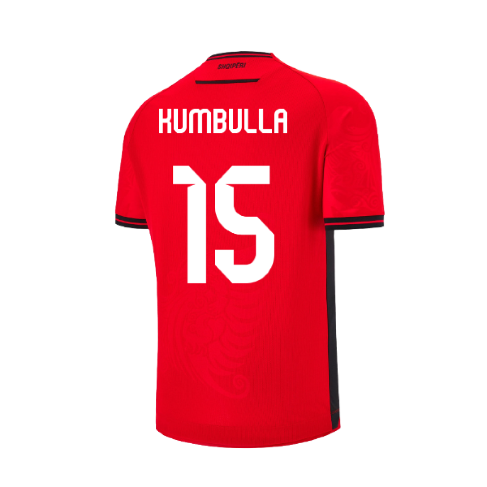 2025-2026 Albania Home Shirt (Kids) (Kumbulla 15)