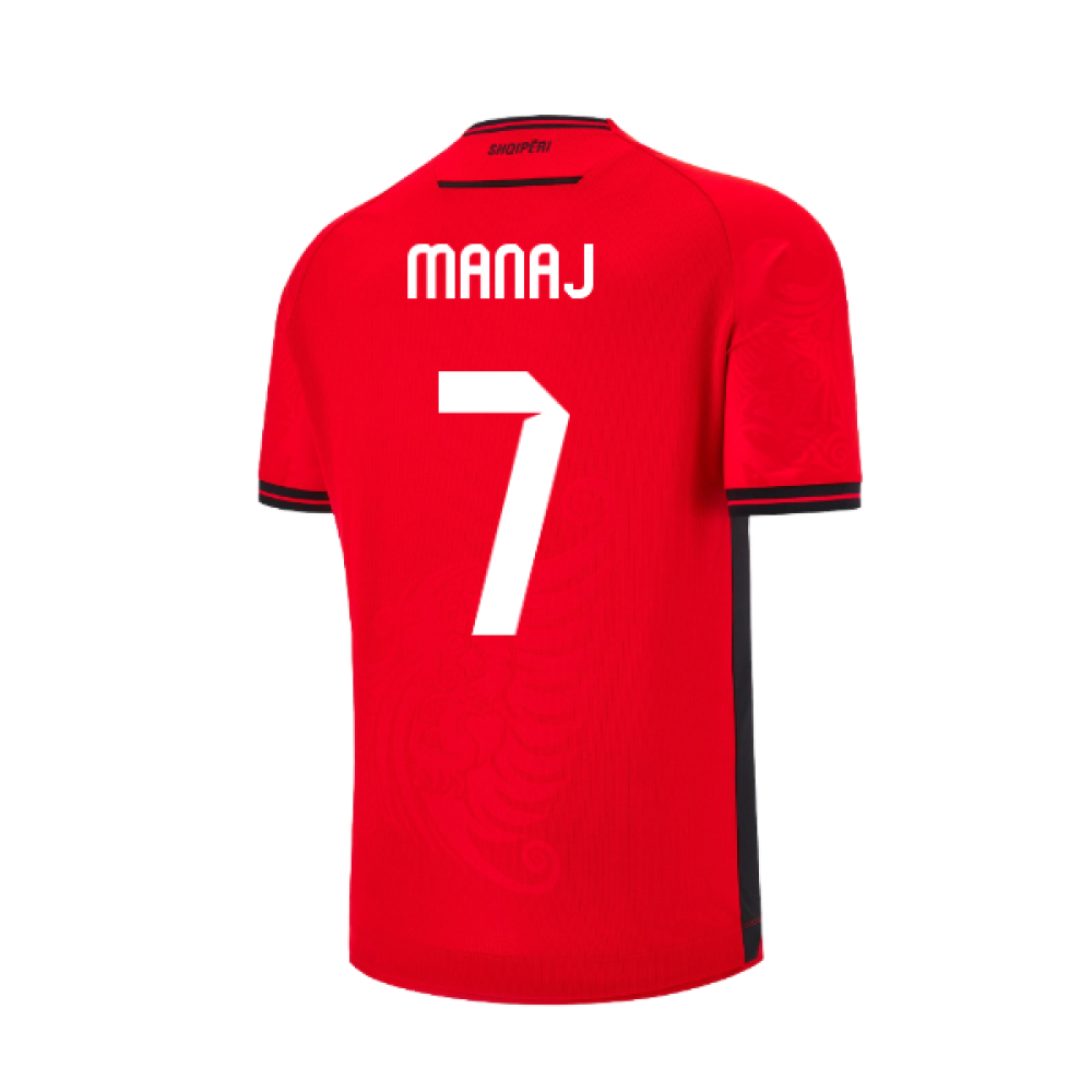 2025-2026 Albania Home Shirt (Kids) (Manaj 7)
