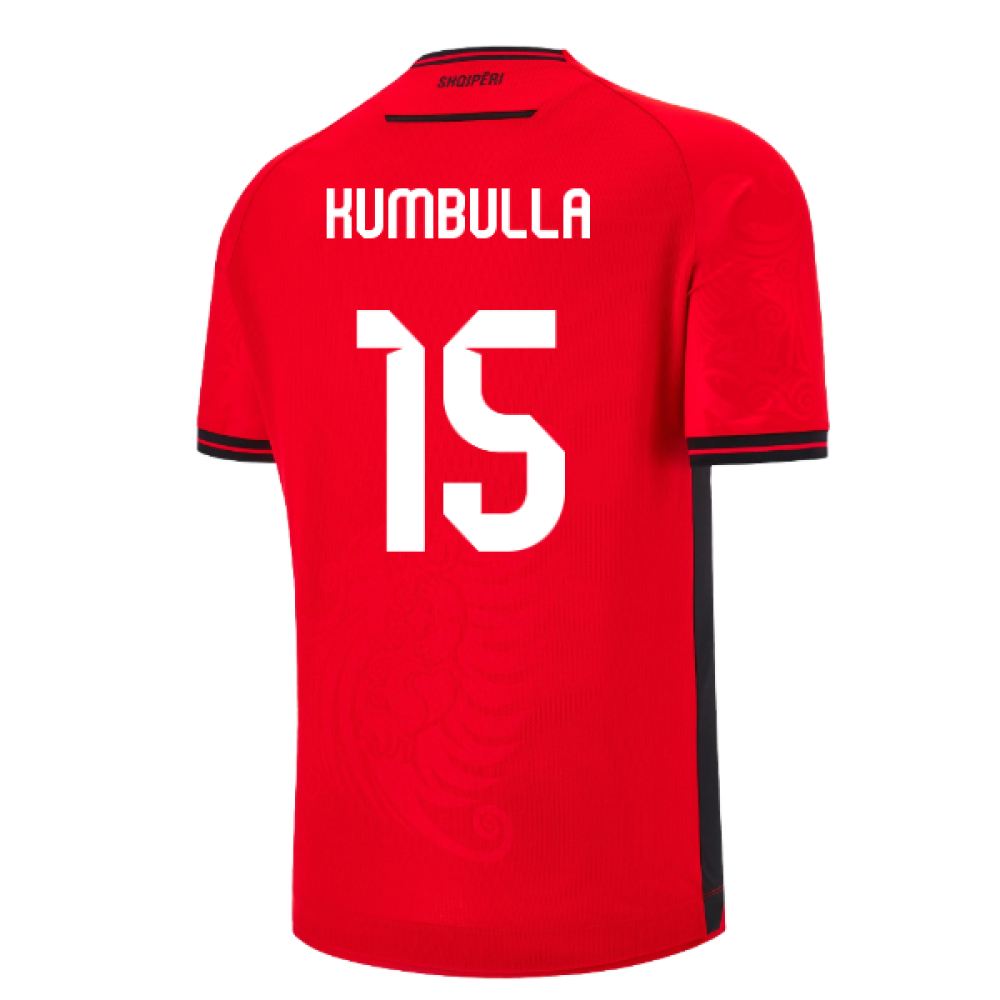 2025-2026 Albania Home Shirt (Kumbulla 15)