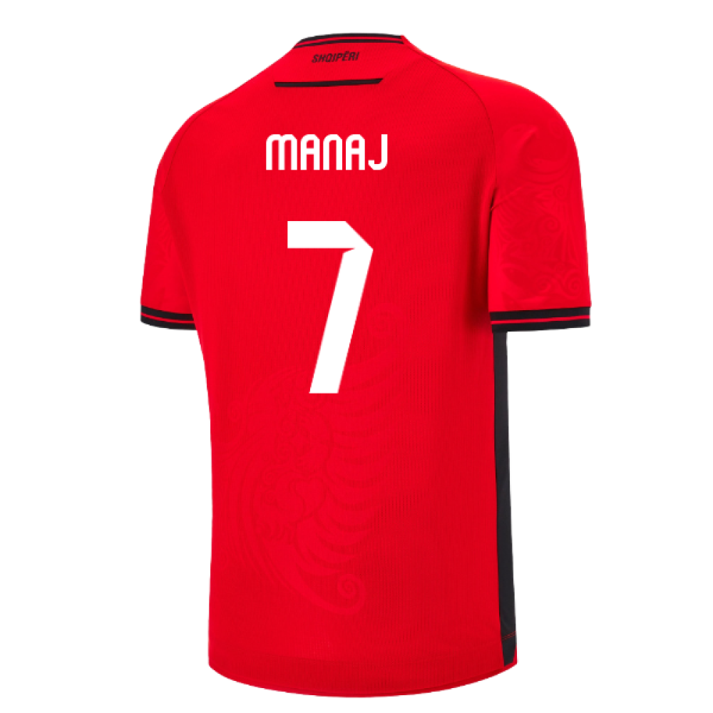 2025-2026 Albania Home Shirt (Manaj 7)