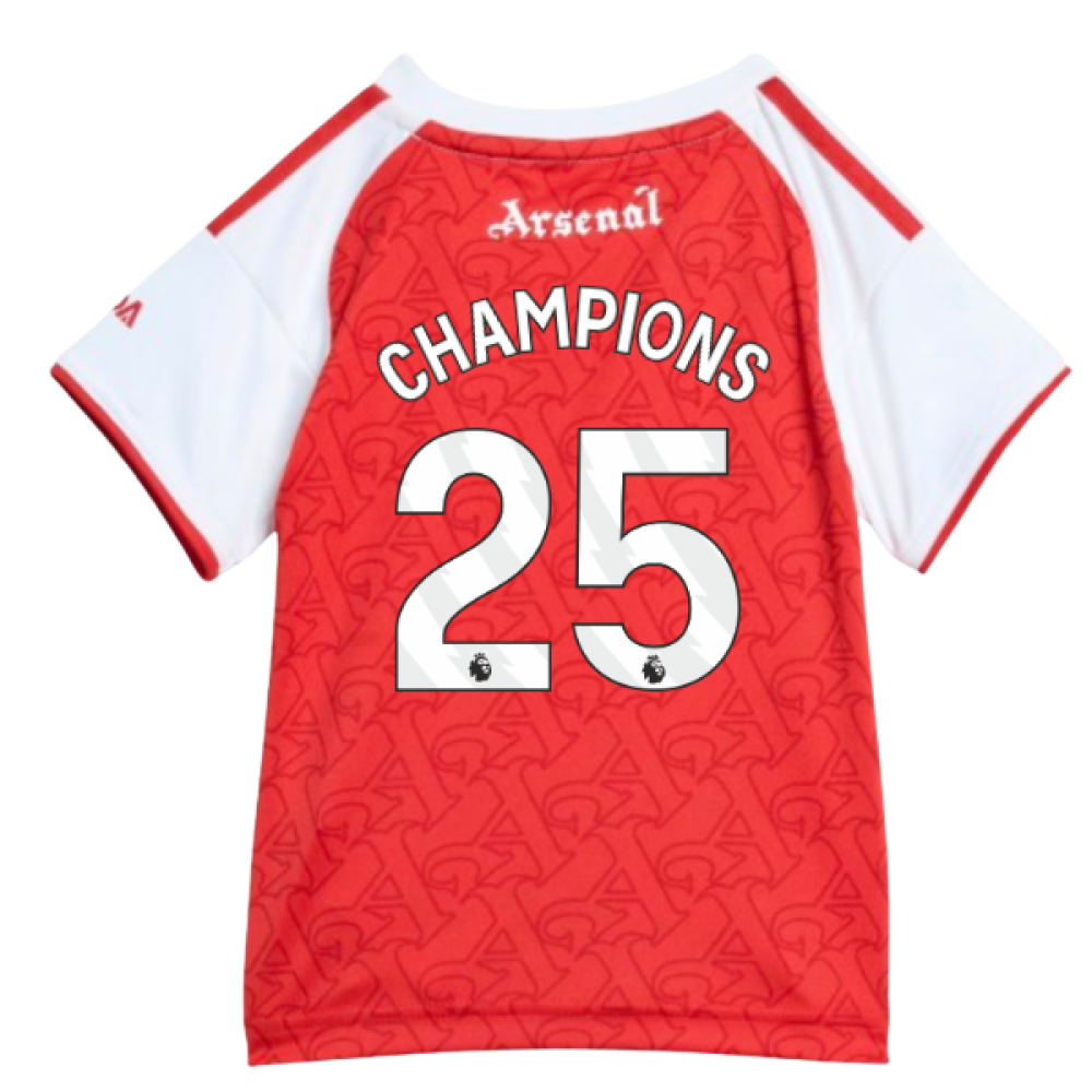 2025-2026 Arsenal Home Baby Kit (Champions 25)