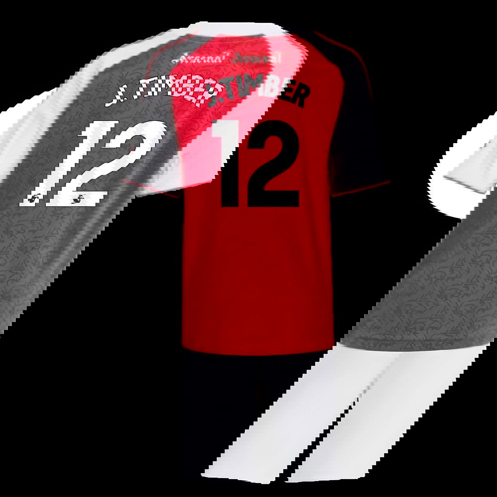 2025-2026 Arsenal Home Mini Kit (J.Timber 12)