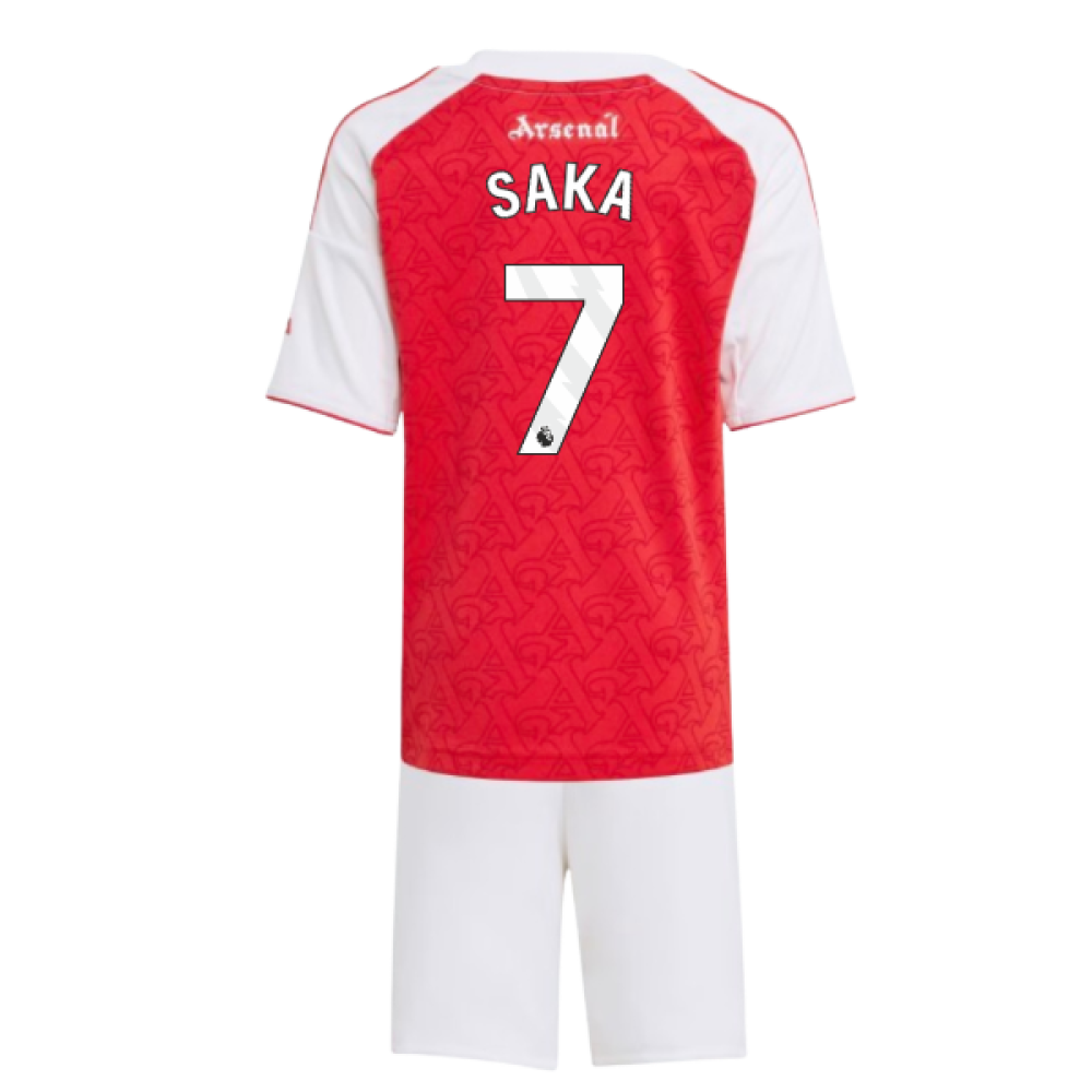 2025-2026 Arsenal Home Mini Kit (Saka 7)