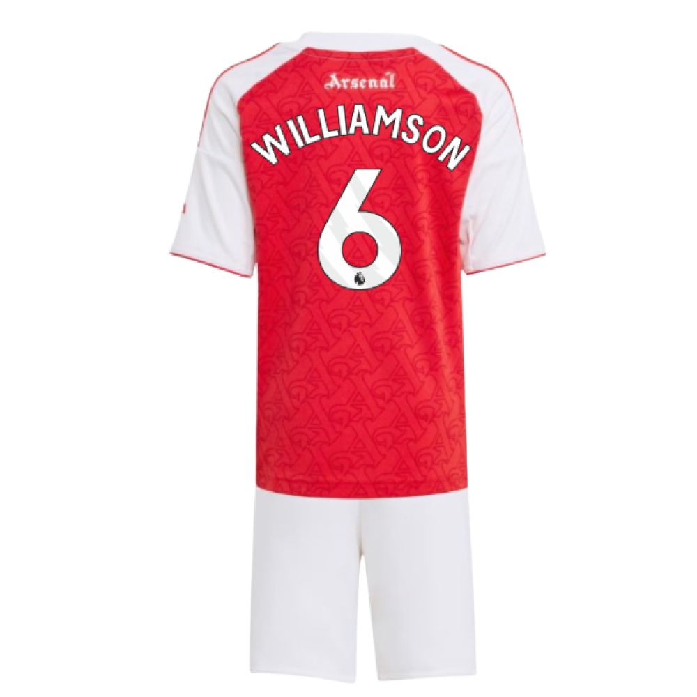 2025-2026 Arsenal Home Mini Kit (Williamson 6)