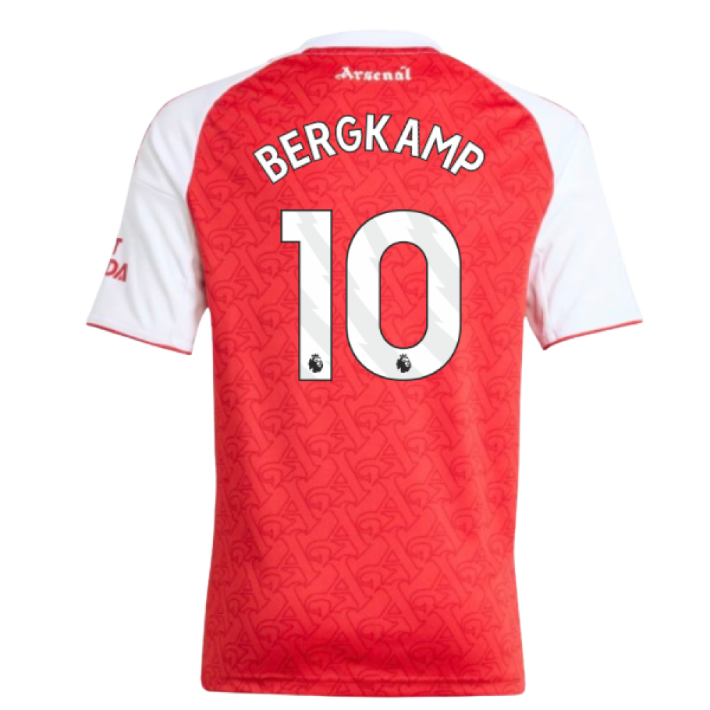 2025-2026 Arsenal Home Shirt (Kids) (Bergkamp 10)