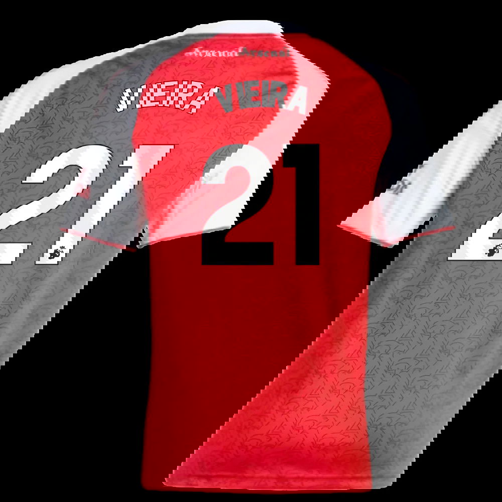 2025-2026 Arsenal Home Shirt (Kids) (Vieira 21)
