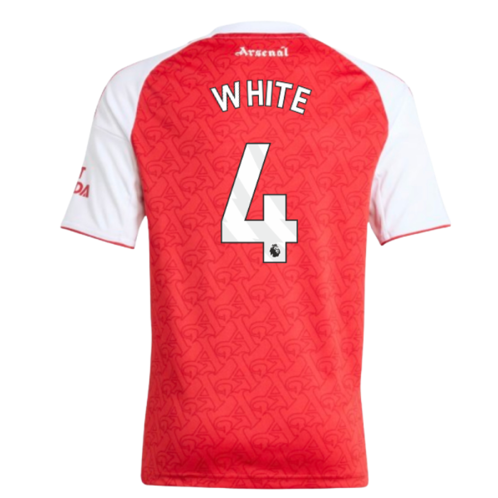 2025-2026 Arsenal Home Shirt (Kids) (White 4)