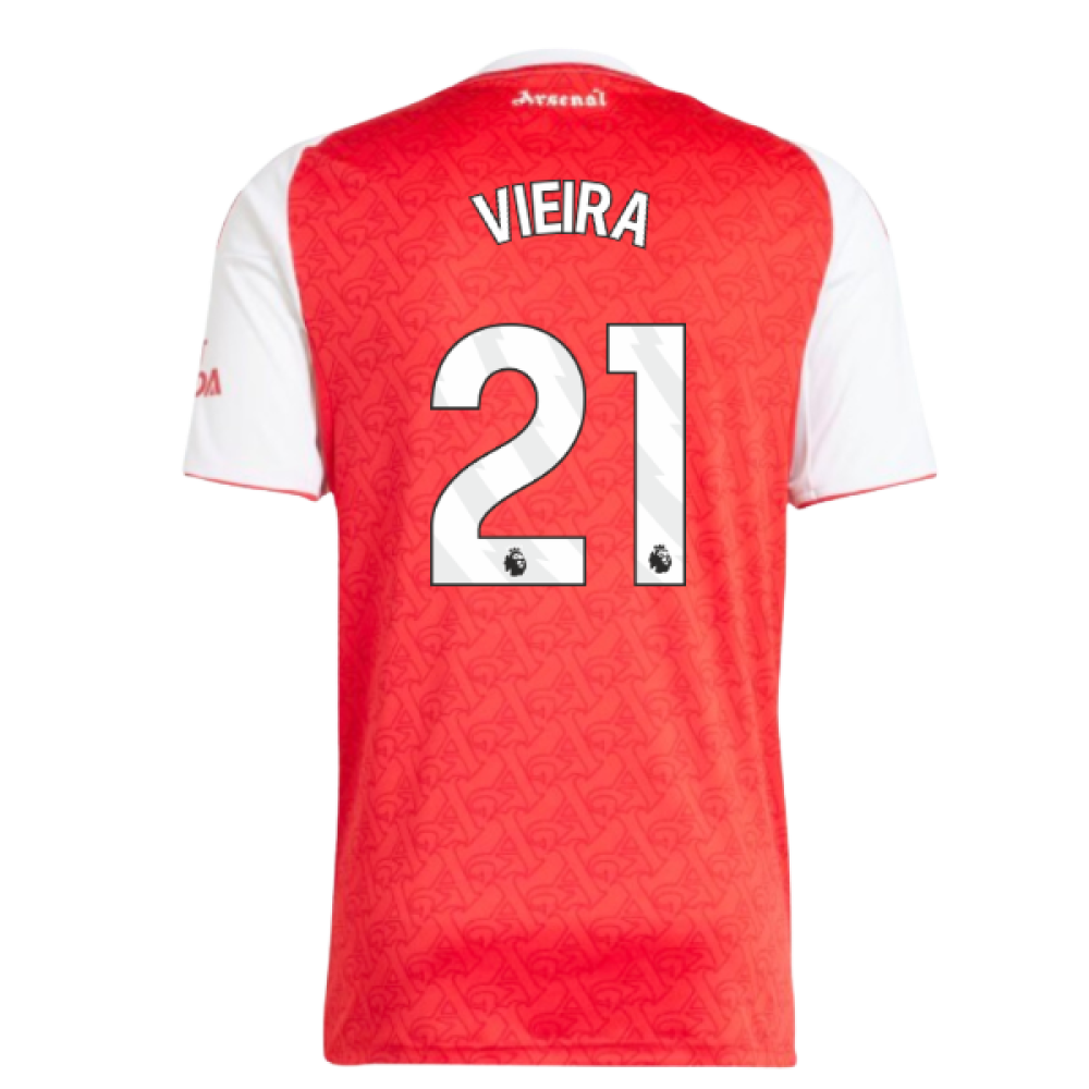 2025-2026 Arsenal Home Shirt (Vieira 21)