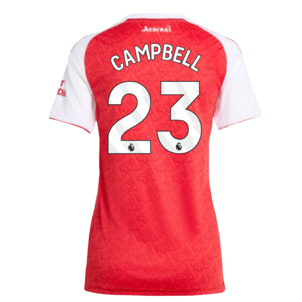2025-2026 Arsenal Home Shirt (Womens) (Campbell 23)
