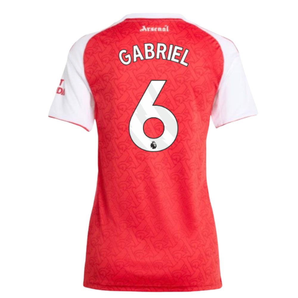 2025-2026 Arsenal Home Shirt (Womens) (Gabriel 6)