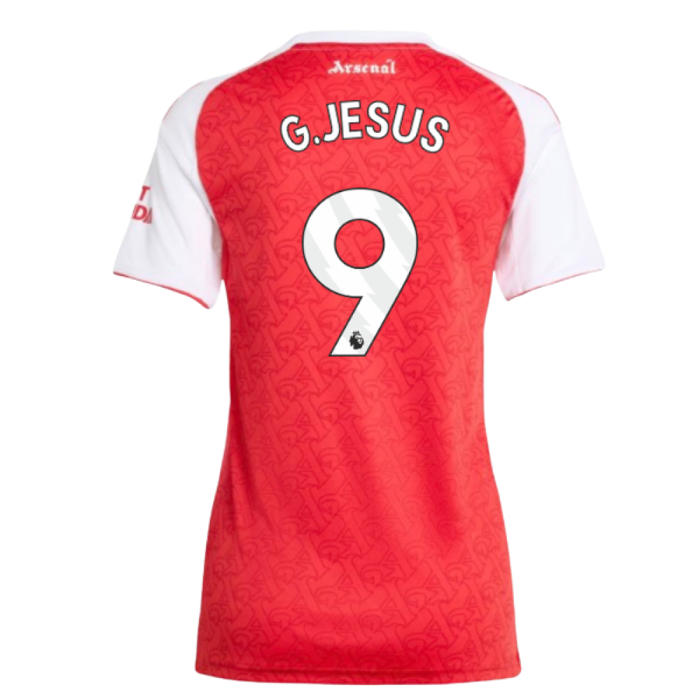 2025-2026 Arsenal Home Shirt (Womens) (G.Jesus 9)