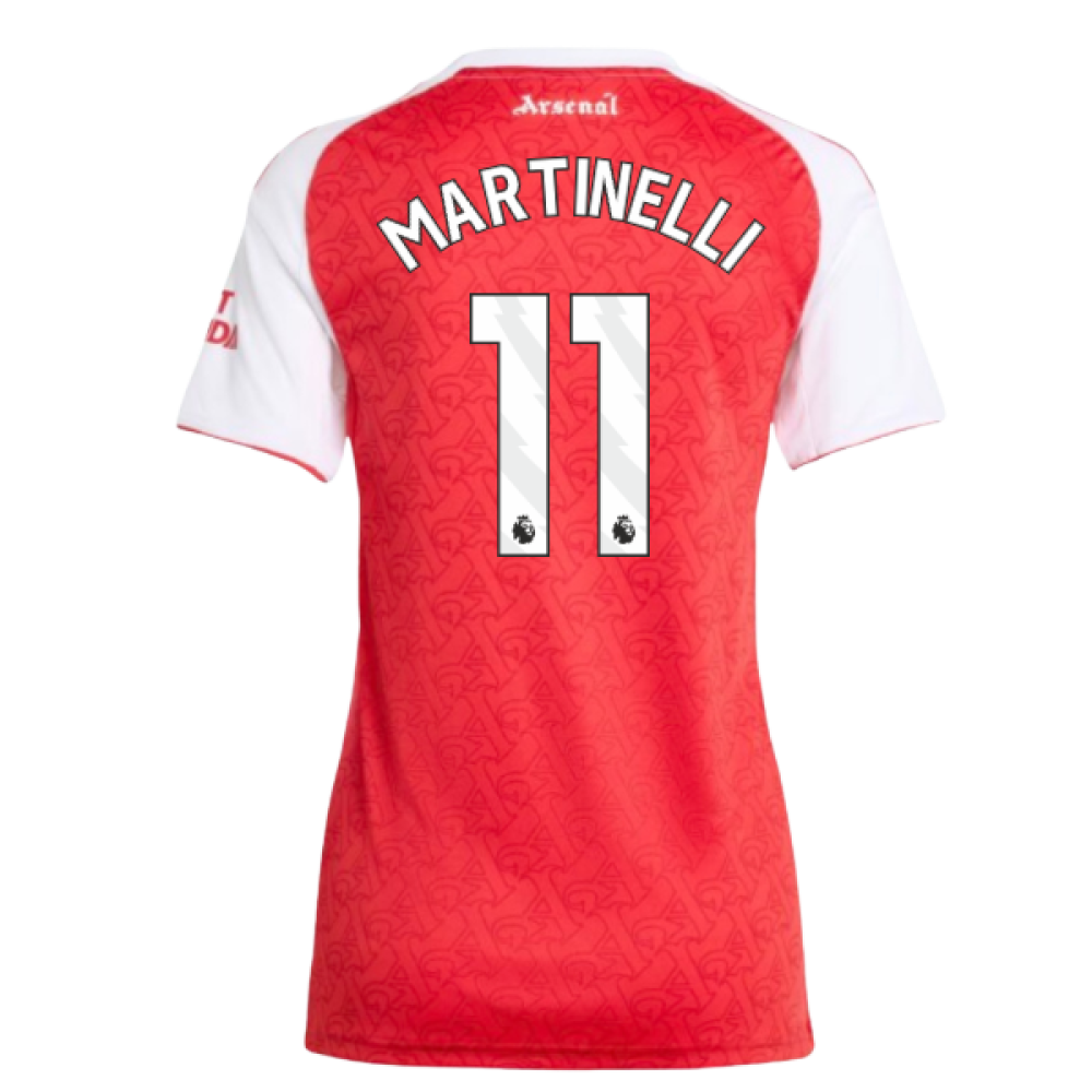 2025-2026 Arsenal Home Shirt (Womens) (Martinelli 11)