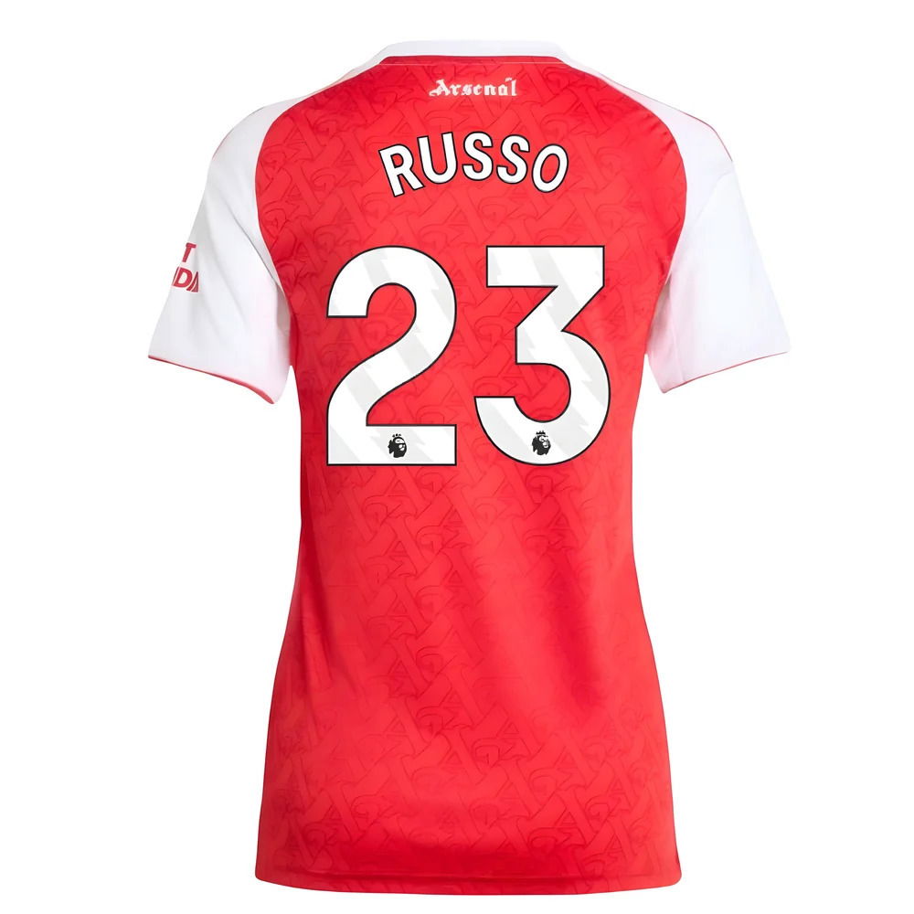 2025-2026 Arsenal Home Shirt (Womens) (Russo 23)