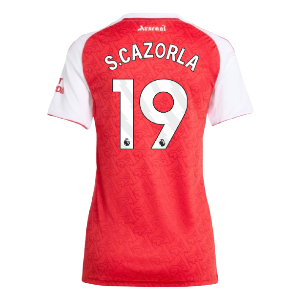 2025-2026 Arsenal Home Shirt (Womens) (S.Cazorla 19)